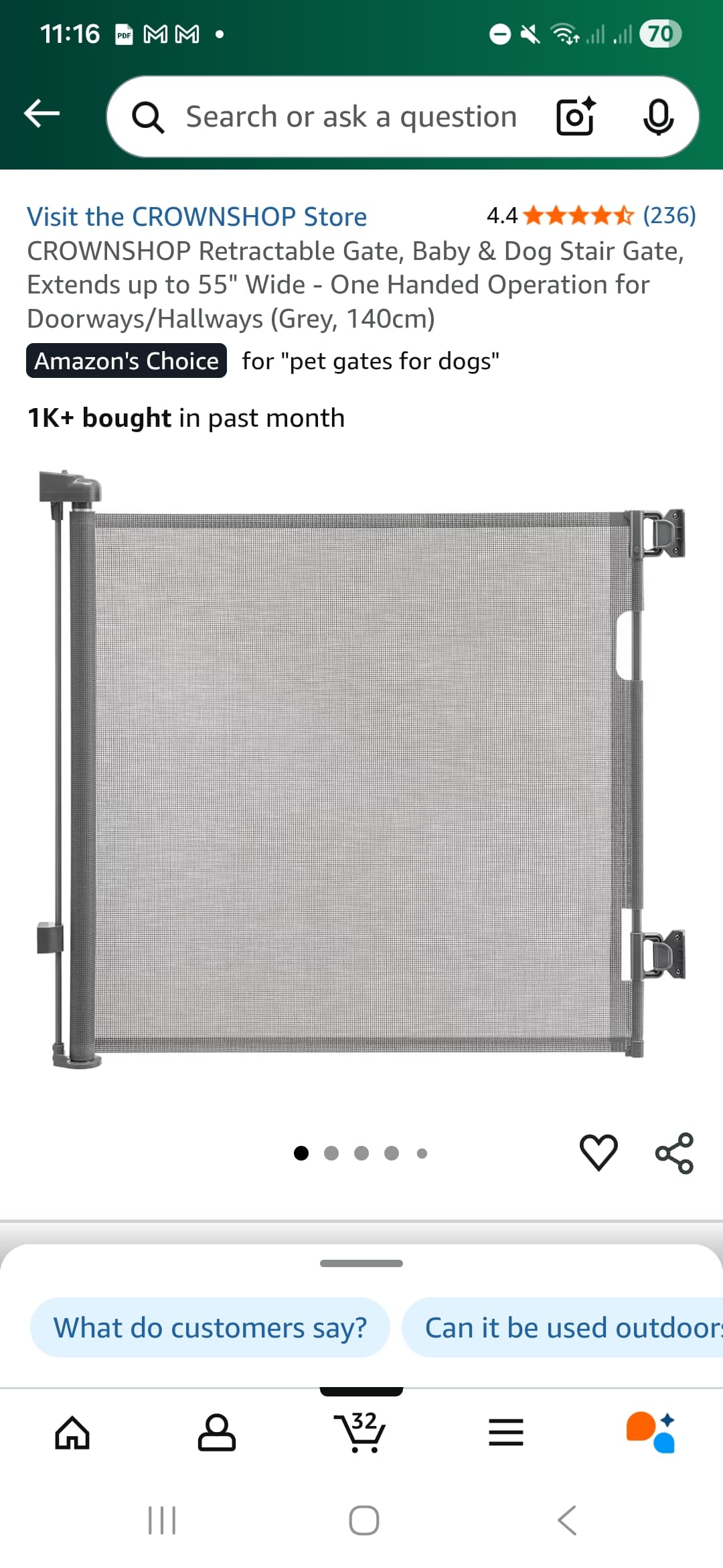 Baby/pet gate
